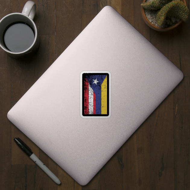 Puerto Rican Colombian Flag - Puerto Rico Colombia Bandera by PuertoRicoShirts